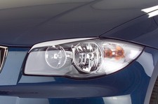 Scheinwerferblenden Böser Blick Tuning Set für BMW 1er E81,E82,E87,E88 chrom SB0