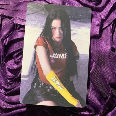 Jisoo BLACKPINK Jump HOT K Pop Girl Photo Goddess Idol Card Red Hottie