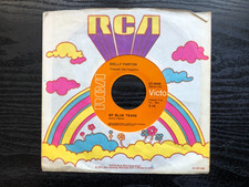 Dolly Parton MY BLUE TEARS 1971 RCA Victor 45 rpm single EX