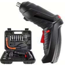 Screwdriver, Cordless Screwdriver Rechargeable, Power Drill Screwdriver Set, ...