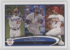 2012 Topps League Leaders Gold Rush Stamp Albert Pujols Matt Kemp #77 1h1