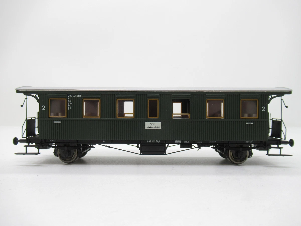 BRAWA 2160 Zweiachser Personenwagen der Deutschen Bundesbahn DB  DC H0 mit OVP