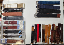 Watch Bands LOT OF 25 Assorted Replacement MISC Types and Sizes NOS BAG #261