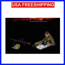 1/35 Scale Die Cast Resin Figure Assembled Model Kit History Miniature WWII B...