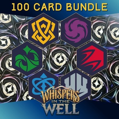 100 Disney Lorcana Cards Bundle - Whispers in the Well   UC/C - FREE P&P