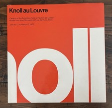 Knoll Au Louvre Catalog of Exhibition Pavillon De Marsan French English 1972