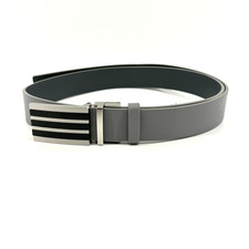 NWOT Adidas 3 Stripe Men's Gray Adjustable Belt