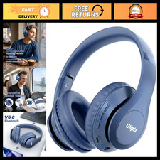 Wireless Bluetooth Headphones Over Ear, HiFi Stereo Sound, Foldable Design, Nois