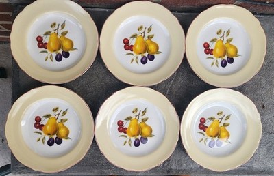Vintage William Roberts Amesbury Salad Plates Set of 6  2x