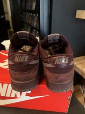 Nike Dunk Low Retro Premium Burgundy Crush Size 11, PREOWNED