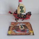 LEGO #7416 ORIENT EXPEDITION Emperor's Ship 100% Complete With Manual NO BOX