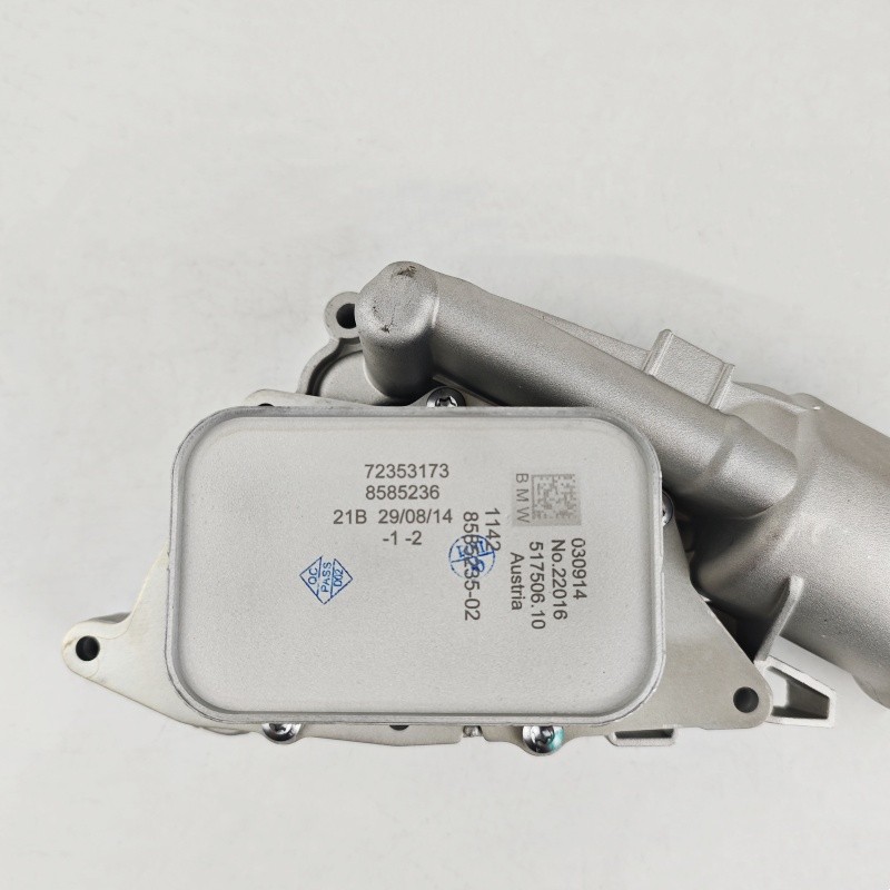 11428585235 Aluminum Oil Cooler Filter Housing For Mini Cooper BMW i8 X1 X2