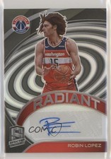 2020-21 Panini Spectra Radiant Signatures 11/99 Robin Lopez #RSI-RLP Auto 0k1n