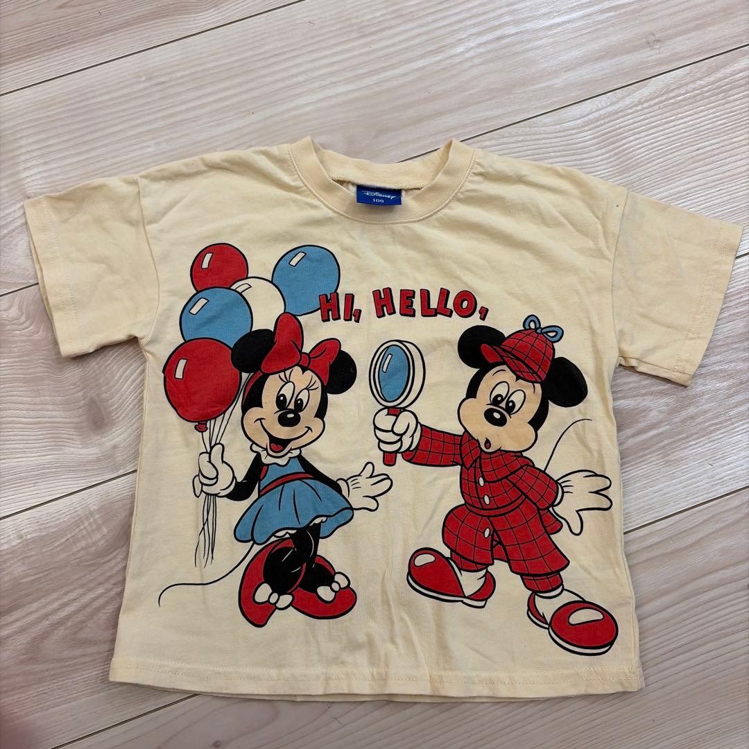 Disney Vintage Mickey Minnie Short Sleeve T-Shirt 100Cm