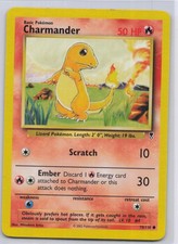 Charmander 70/110 Common Legendary Collection Pokemon Moderately Played