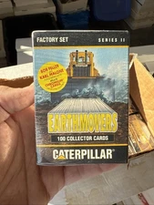 1994 Series 2 Caterpillar Earthmovers 100 Collector Cards Factory Set