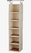 Niezbędne dla gospodarstwa domowego 6-półkowy wiszący organizer szafy, panele cedrowe z czerwonego cedru ŁADNY!