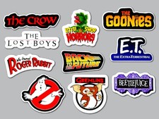 Classic Movie Sticker Lot 10 Stickers Set 1 Sci-fi Horror Adventure Alien Pop Classic Movie Sticker Lot 10 Stickers Set 1 Sci-fi Horror Adventure Alien Pop