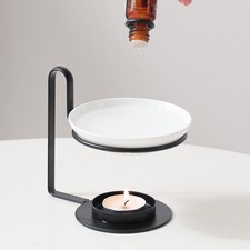 Bruciatore di oli essenziali, diffusore di oli in ceramica, elegante bruciatore