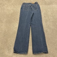 Vintage Levis Jeans Juniors 13 Orange Tab USA High Rise Straight Denim 80s 90s