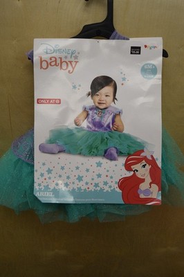 Disguise, Disney Baby Girls Ariel Little Mermaid Costume, Size 6-12 Months, New