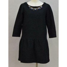 Dolly Girl By Anna Sui Bijou Decoration Dress 2 Sizes Black Women'S F-L5333