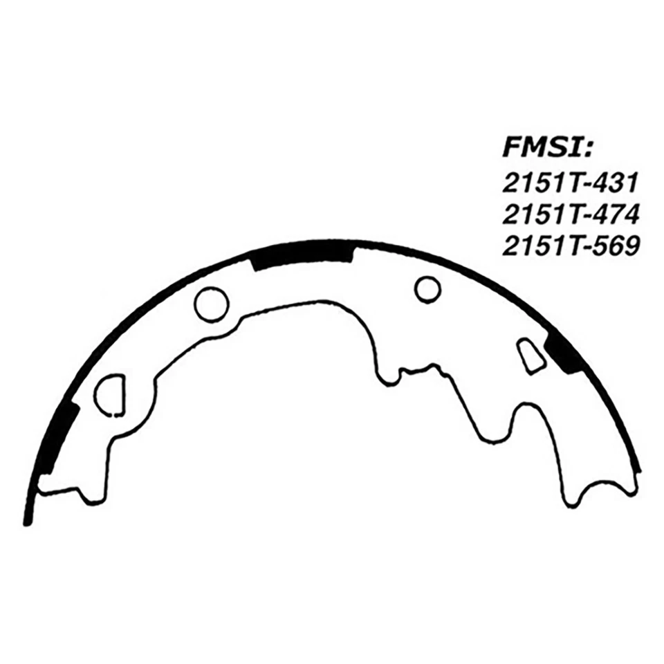 Fits 1979 Ford Mustang Rear Kit Brake Drums & Brake Shoes - Image 3 of 4