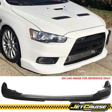 Fits 08-15 Mitsubishi Lancer EVO X 10 OE Style Front Bumper Lip Spoiler PU