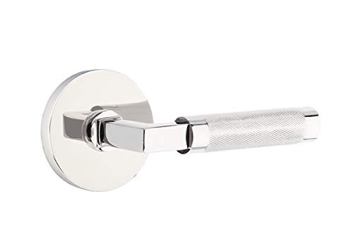 Emtek Select Passage, L-Square Stem, Knurled Lever, Polished Chrome LH - Picture 1 of 1