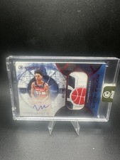 2025-26 Topps 3 Three WILL RILEY Red Rookie Relics Auto Patch RC /5 Wizards
