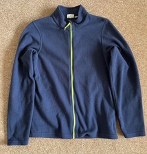 Mountain Warehouse Navy Blue Long Sleeved Full Zipped Fleece To Fit Age 13 Years