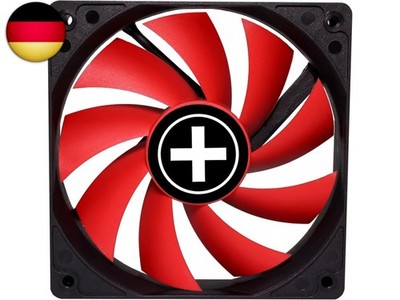 Xilence XPF120.R.PWM 120mm PWM Gehäuselüfter, 4PIN, rot/schwarz