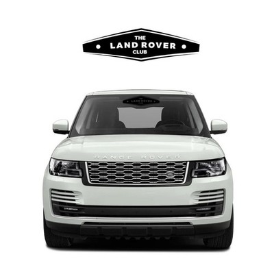 Aufkleber für Windschutzscheibe The Land Rover Club Land Rover Range Rover