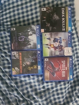 Lot Of 5 Ps4 Games (Top Row CIB, Bottom Row LOOSE)