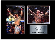 Max Holloway MMA ufc champion Printed Signed Autograph Photo Display Poster A4