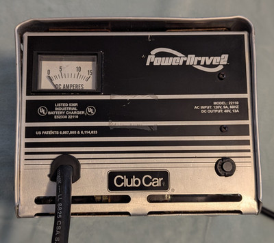 Club Car PowerDrive 2 Charger 48V Golf Cart Battery Charger Model 22110 Tested