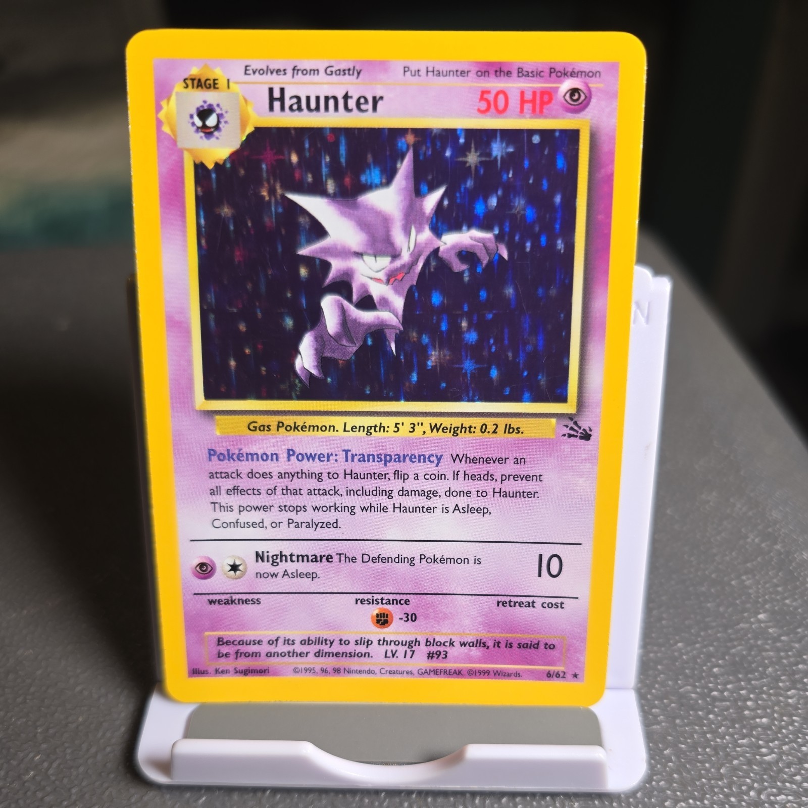 Haunter 6/62 Fossil Holo