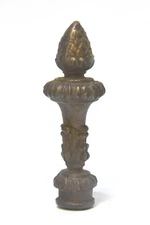 VINTAGE METAL DECORATIVE LAMP FINIAL 1/4 THREAD