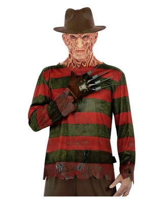 Freddy Krueger Herren Kostüm Kit   Offizielles Nightmare on Elm Street Set mit
