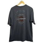 Harley Davidson Outlaw Dealer Shirt Mens XXL Gray Pocket Tee Blue Springs MO