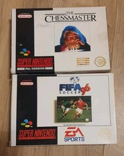 Thumbnail of ebay&reg; auction 127576131704 | SNES Super Nintendo The Chessmaster und FIFA 96 inkl. OVP & Anleitung CiB 