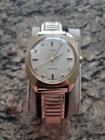 1970 Timex Vicount Automatic  Watch New Band Gold Tone Works