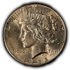 1928 $1 Silver Peace Dollar - Luster - Key Date - UNC - SKU-B5767
