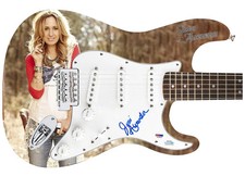 Jessi Alexander Signed Autographed 1/1 Custom Graphics Guitar PSA