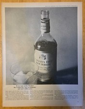 Vintage 1964 Ad - Canada Dry Bourbon - Want A Bourbon Like It Wait 2 Million Yrs