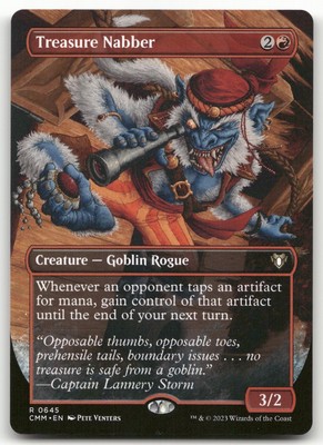 Treasure Nabber (Borderless) #645 (NM) Commander Masters CMM Magic MTG