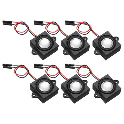 6x 3W 4 Ohm Mini-Lautsprecher tragbarer Werbelautsprecher Trennstecker