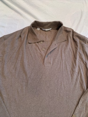 Cutter & Buck Men’s Brown Long Sleeve Size Large 100% Cotton - Picture 2 of 5