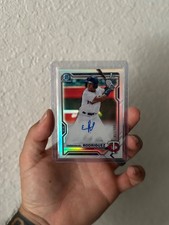 2021 Bowman Chrome - Prospect Autographs Emmanuel Rodriguez #CPA-ERO...