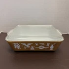 Vtg Pyrex Early American 503  1  1/2 QT Grannycore Casserole Ovenware Dish